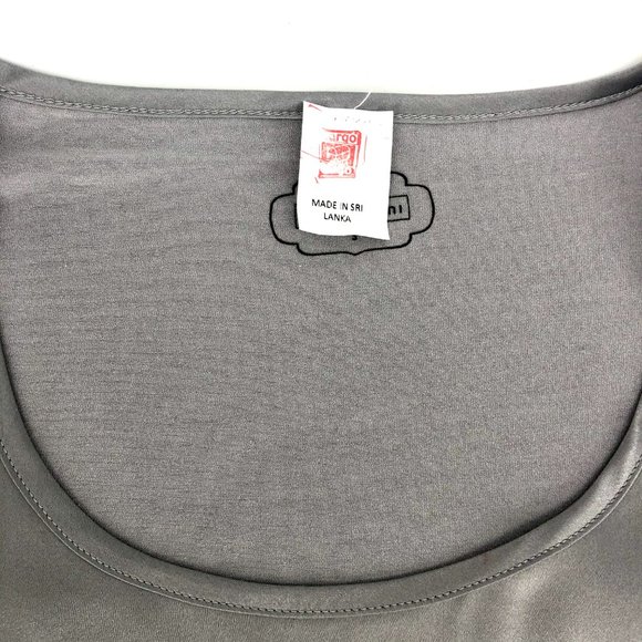 Intimissimi Silk Silver Gray Tank Top Small NWT - Picture 3 of 6